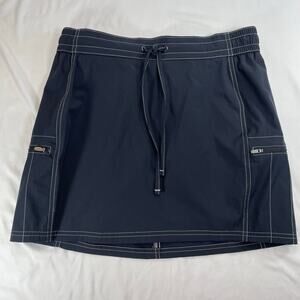 Rustic Ridge Women’s Cargo Hiking Skort Black Size Medium Gorpcore Utility